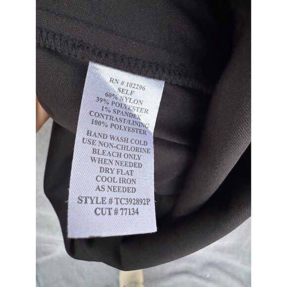 Connected Apparel Sz 12P Black Sequins Lace Cape Sleeve Long Sheath Dress - Picture 9 of 9